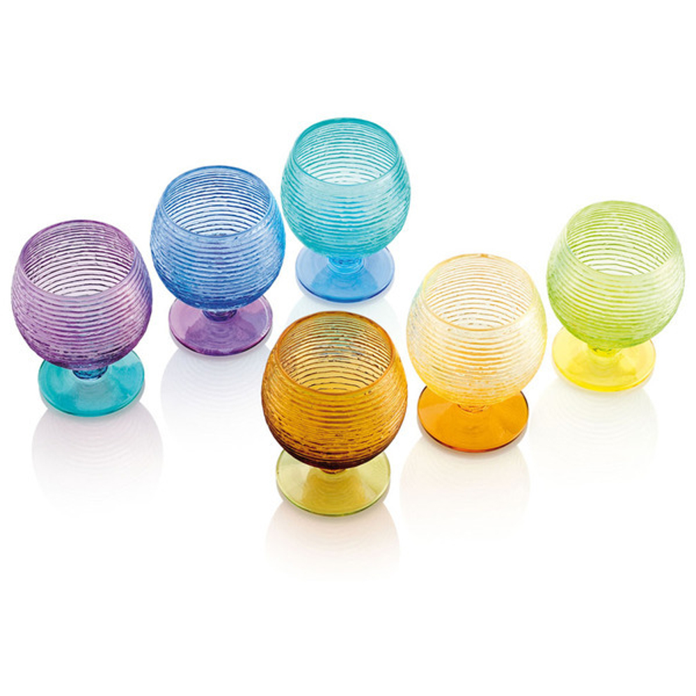 Набор бокалов для вина 6шт 300мл IVV Мультиколор подарочная коробка IVV-5008.1