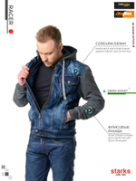 Мотокуртка комбинированная RACER STARKS