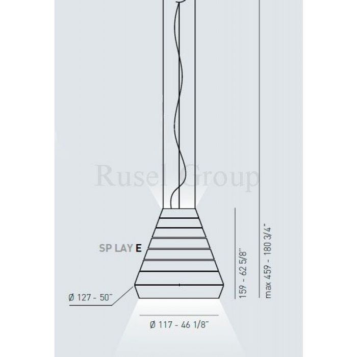 Подвесной светильник AXO LIGHT LAYERS SP E