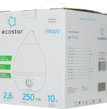 Увлажнитель воздуха ультразвуковой ECOSTAR ESH-HP250/2,6M-WT,  2.6л,  белый