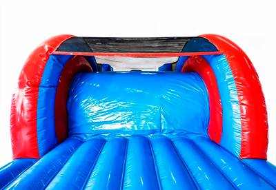 Коммерческая надувная полоса препятствий «Ракета», 14×3×3 м