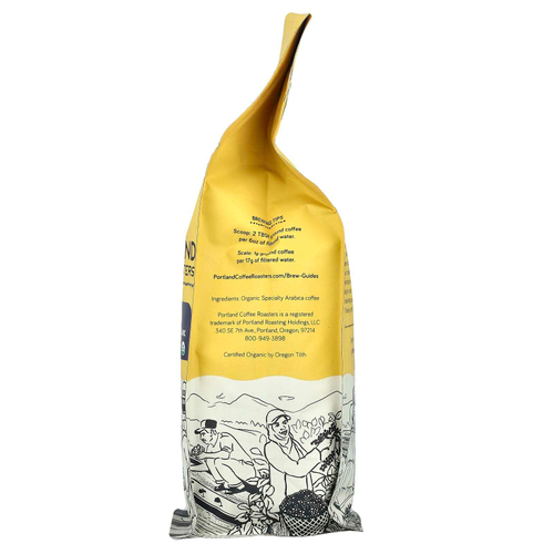 Portland Coffee Roasters, Органический кофе, молотый, жирной обжарки, темная суматра, 340 г (12 унций)