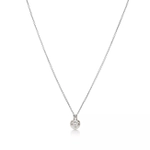 Подвеска из белого золота с жемчугом и бриллиантом 0.08 карат, Tiffany💠