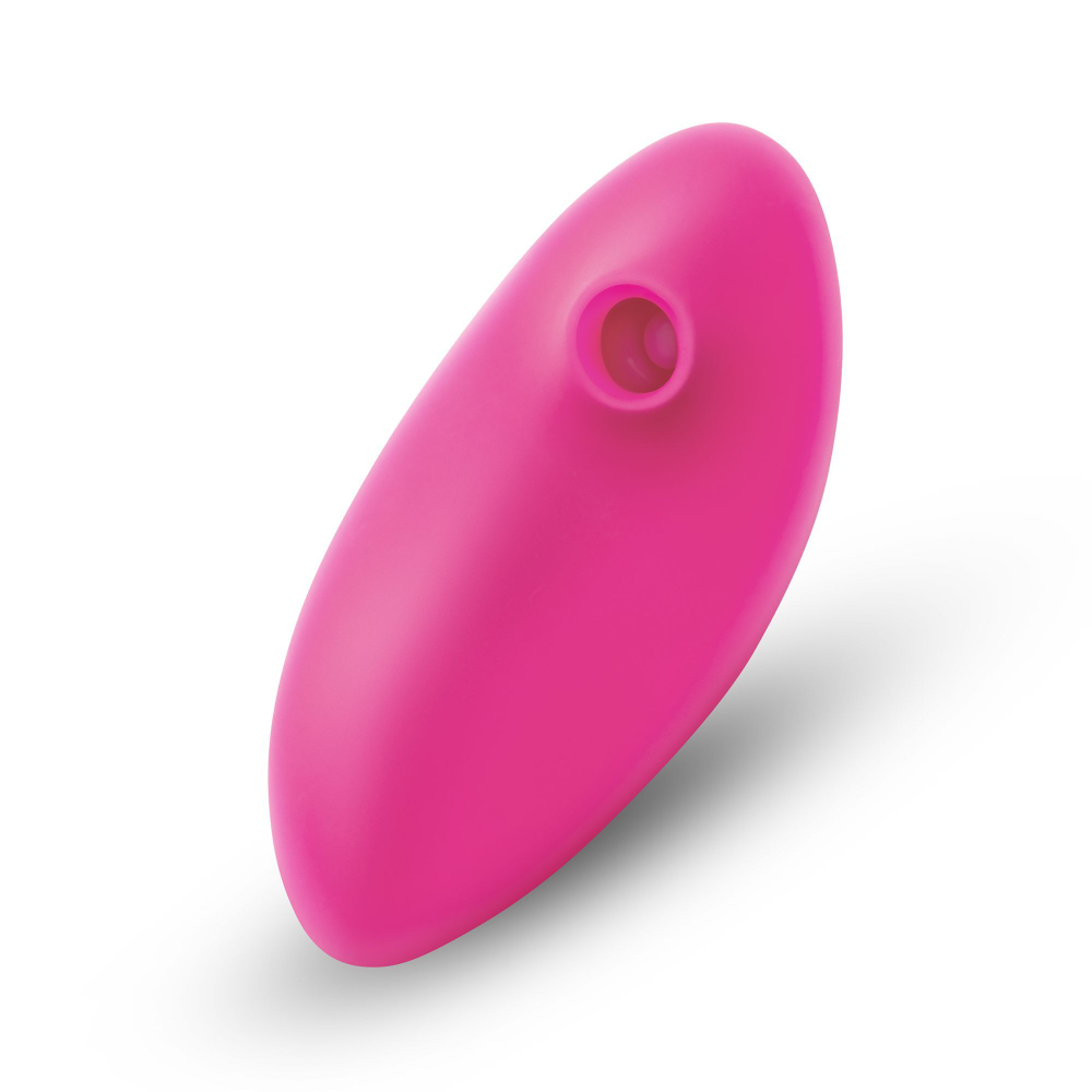 Розовый клиторальный вибромассажер Suck n’ Go