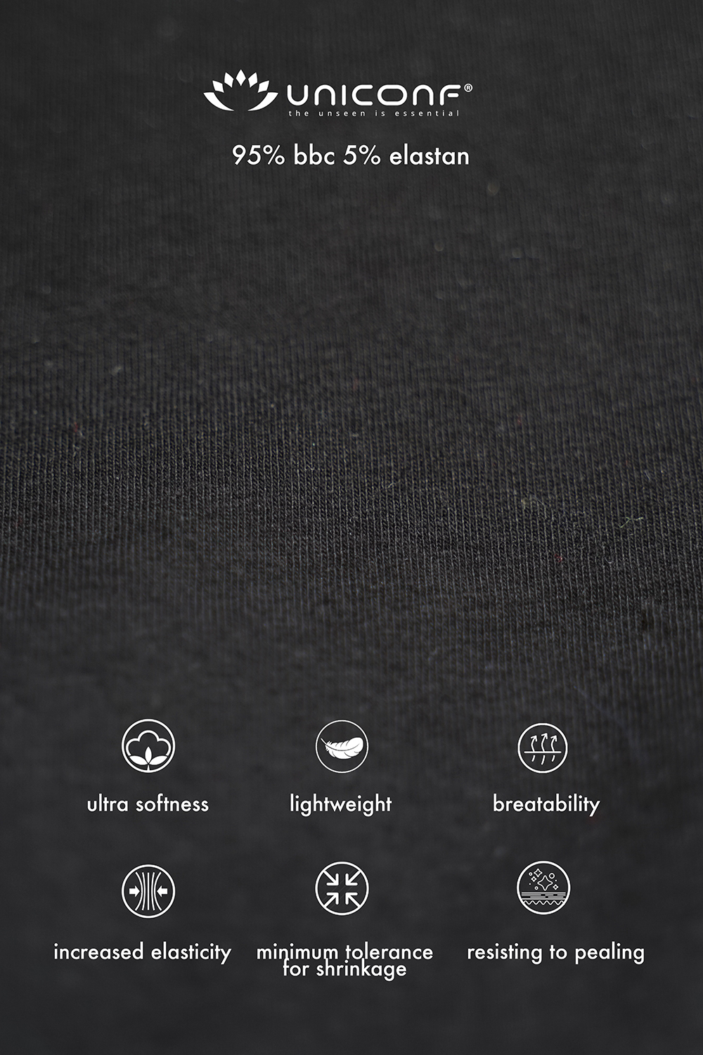 Мужские трусы BB116 Черный Uniconf