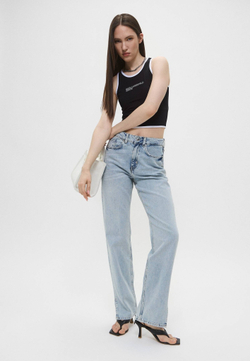 Джинсы STRAIGHT  женские KARL LAGERFELD JEANS