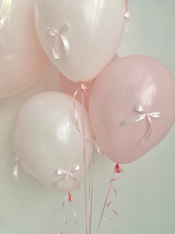 Воздушные шары с бантиками №3484
