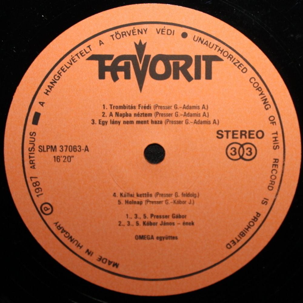 Omega / OMEGA 1968 - 1973 (5LP)