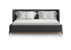 Кровать Basic спальное место 160*200 см (серый, букле)