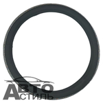 Оплетка на руль круглая Coolpart DIAMOND 50  (37*38) к/з черный/цветной СТРАЗЫ A268BL-CL