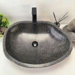 Каменная раковина из речного камня RS-63510 (63*37*16) 0124