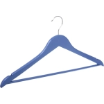 Плечики деревянные с выемками 3шт «ИДЕЯДОМА», цвет голубой, 40*21см (Селфи)