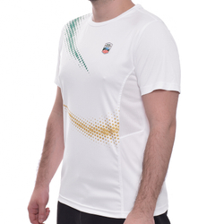 Мужская теннисная футболка Monte-Carlo Rolex Masters Dots Print T-Shirt - white