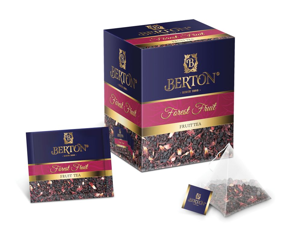 Чай фруктовый Berton Форест Фрут в пакетиках на чашку, 20 шт.