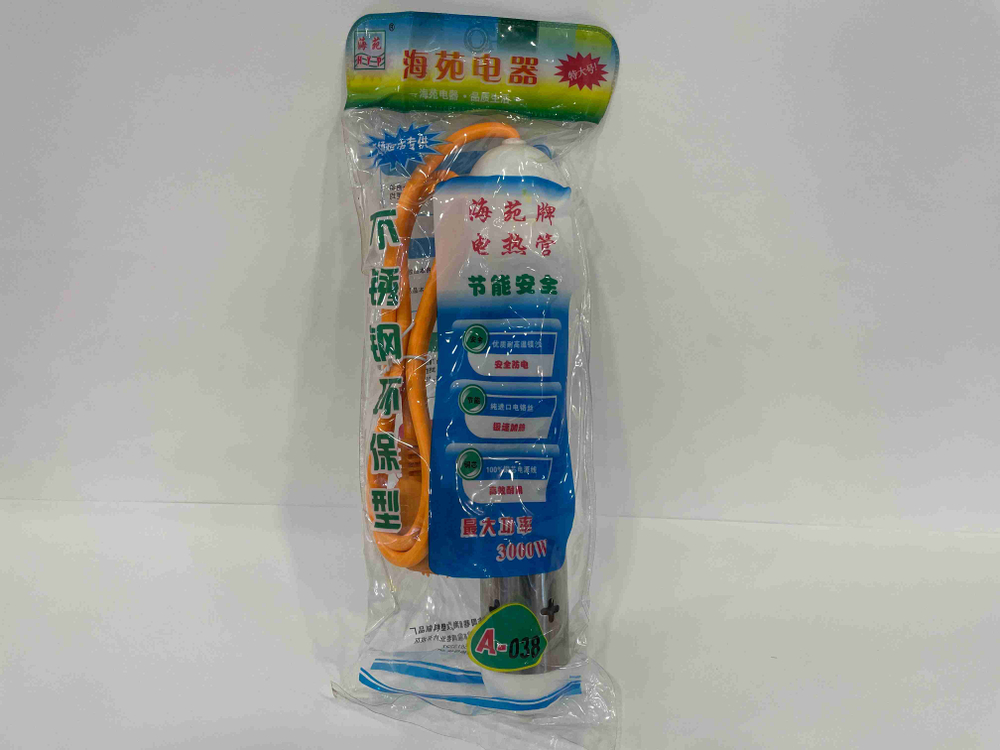 3 кВт / Водонагреватель для бассейна иммерсивный нагрев погружной (3 кВт), электрический тен (1 шт.)