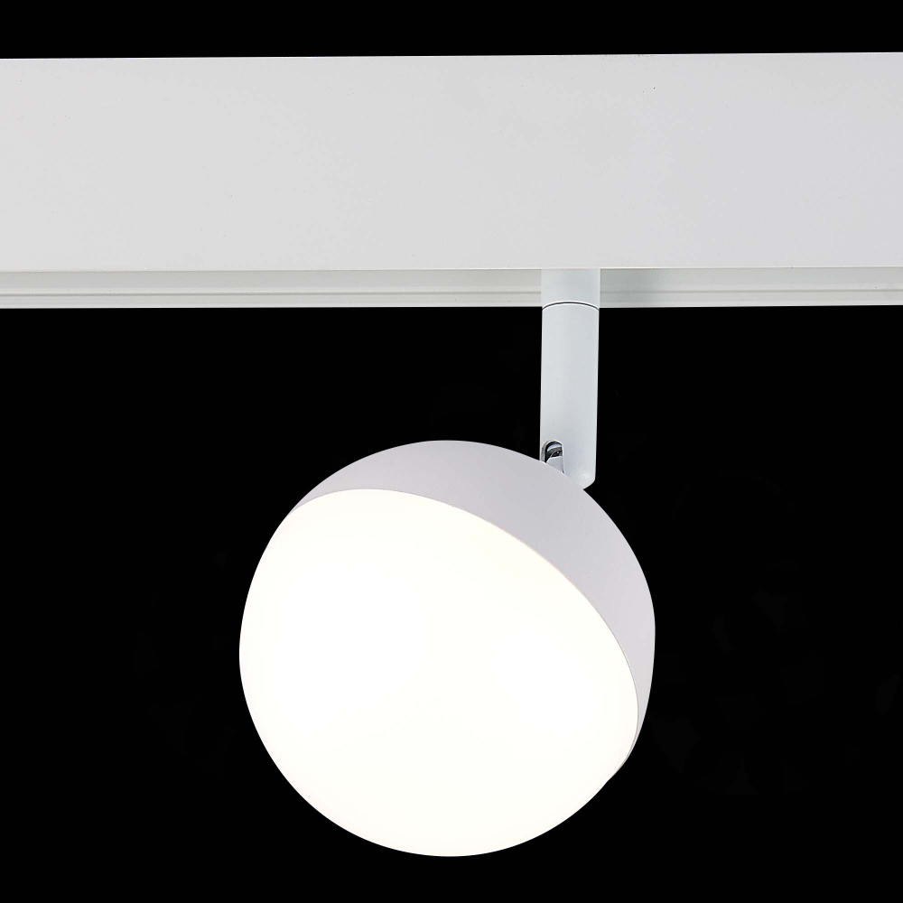 ST358.546.07 Магнитный трековый светильник белый LED 1*7W 4000K 520Lm Ra&gt;80 120° IP20 L120xW90xH192 48V