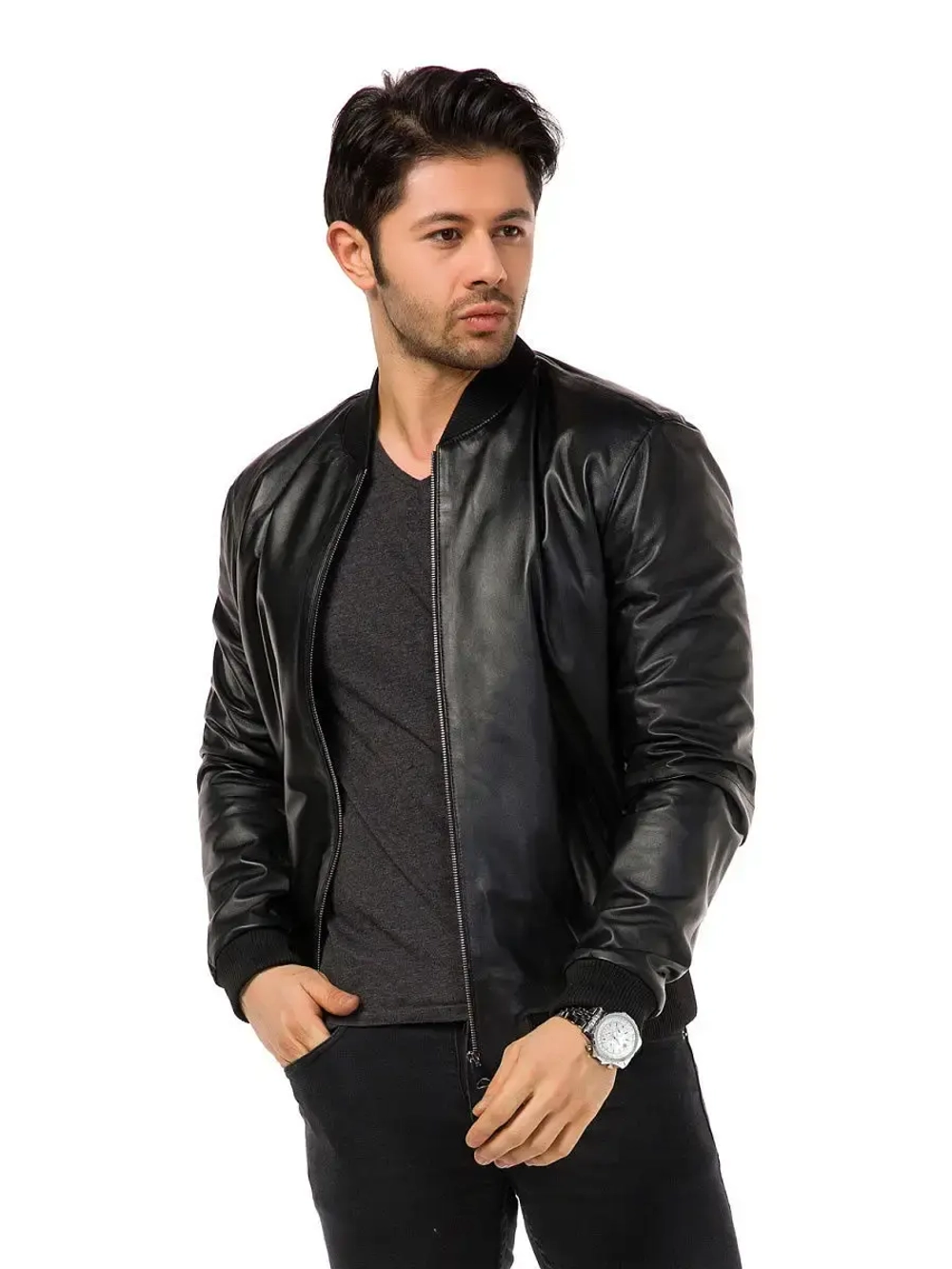 Куртка кожаная из натуральной кожи Турция