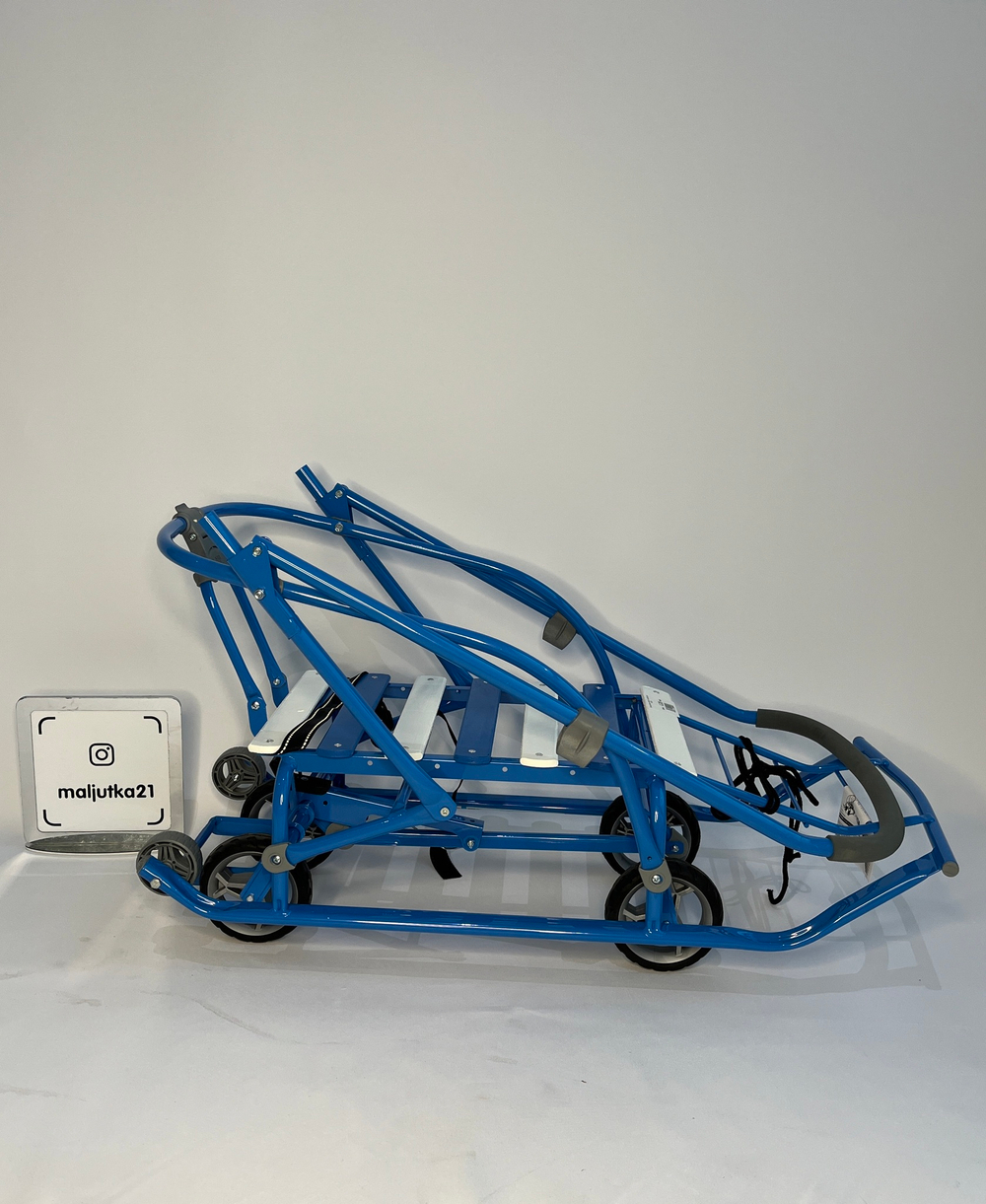 Санки детские «Nikki 3» голубой (арт. N3/Г2)