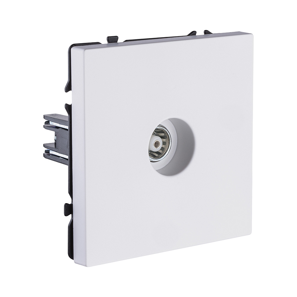 Розетка спутниковая SAT, белый глянцевый Kollinger Eclipse EC-021WG