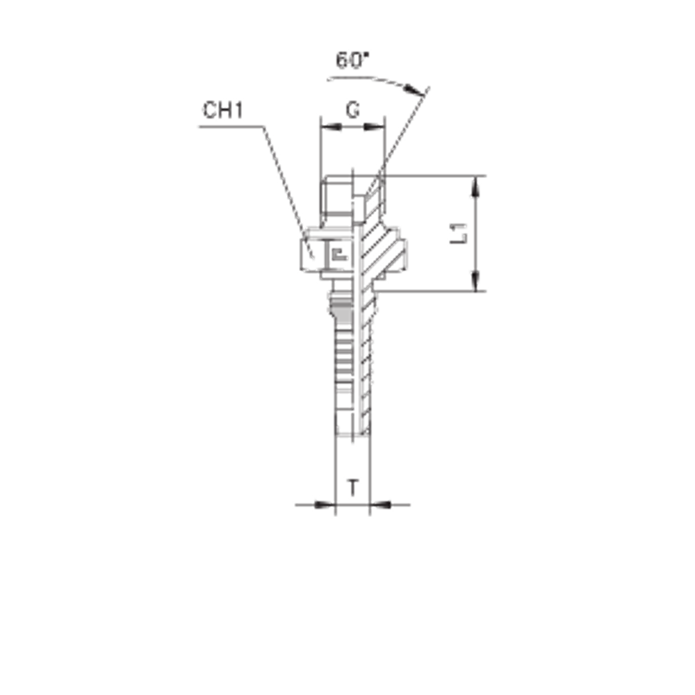 Фитинг DN 32 BSP (Ш) 1.1/4 Interlock