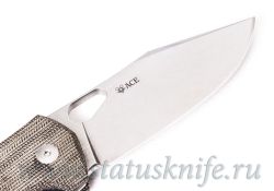 Нож GiantMouse ACE Grand Green Canvas Micartaфотография - 6