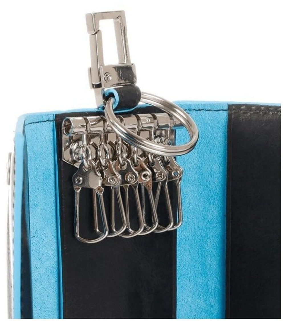 Ключница Piquadro Blue Square PC1397B2/N черный натур.кожа