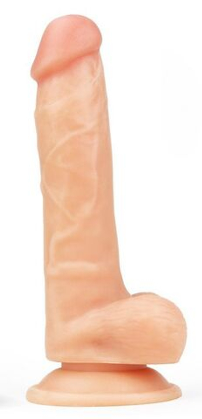 Телесный фаллоимитатор 8 The Ultra Soft Dude - 20 см. (Цвет: телесный)