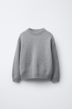 ZARA Х BENSIMON ® ДЖЕМПЕР ИЗ 100% КАШЕМИРА, СЕРЫЙ