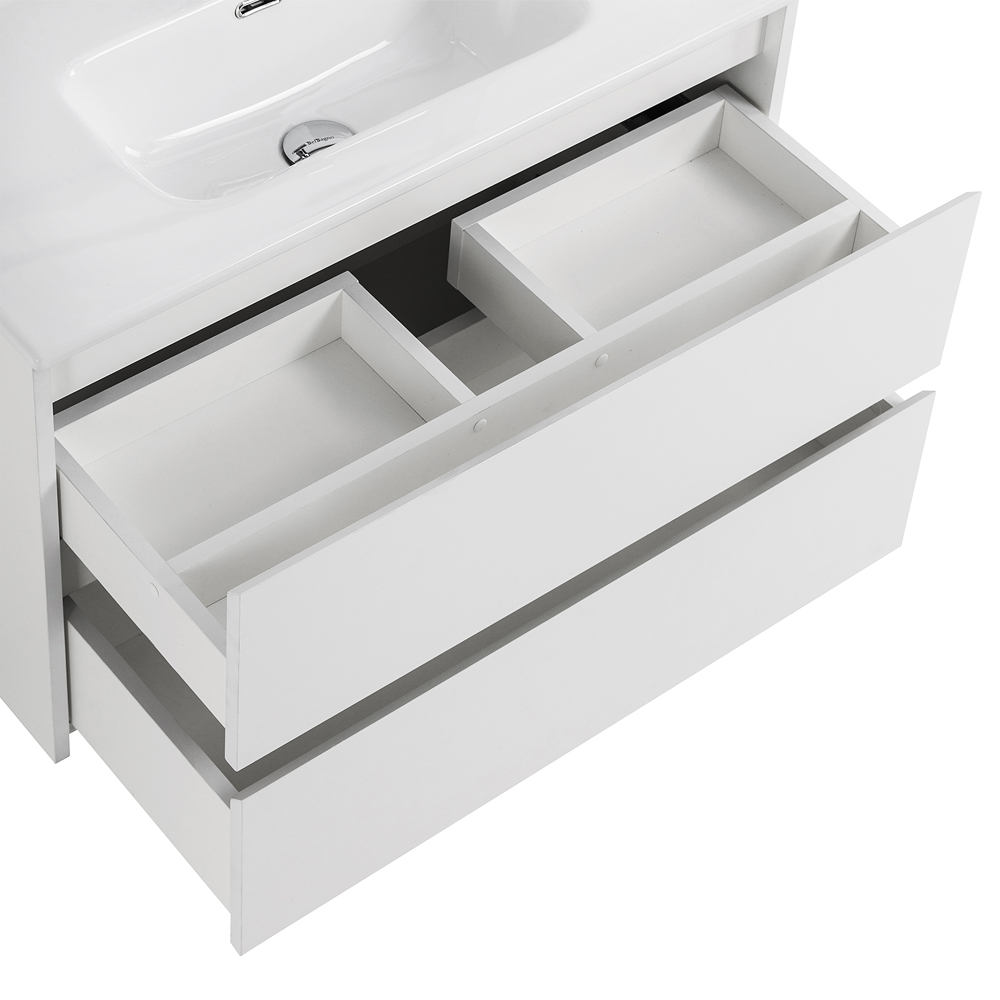 Тумба подвесная с раковиной BelBagno KRAFT 39-800/390-2C-SO-BO