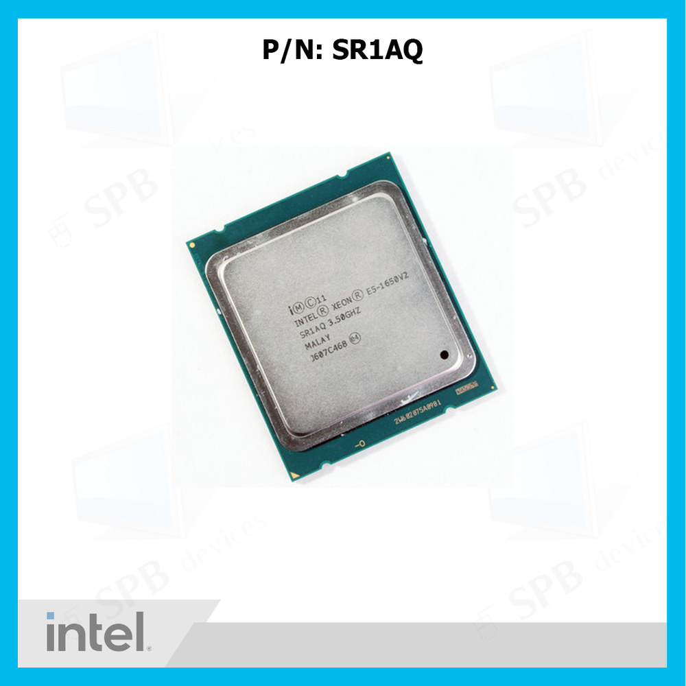 Процессор Intel Xeon E5-1650V2 Ivy Bridge-EP 6 core (3500MHz, LGA2011, L3 12288Kb), SR1AQ