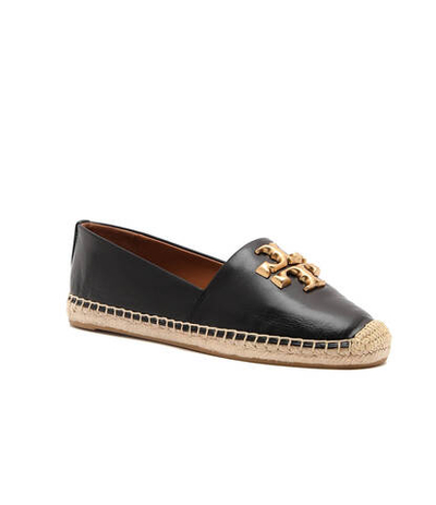 Кожаные эспадрильи eleanor TORY BURCH - черный(86567)