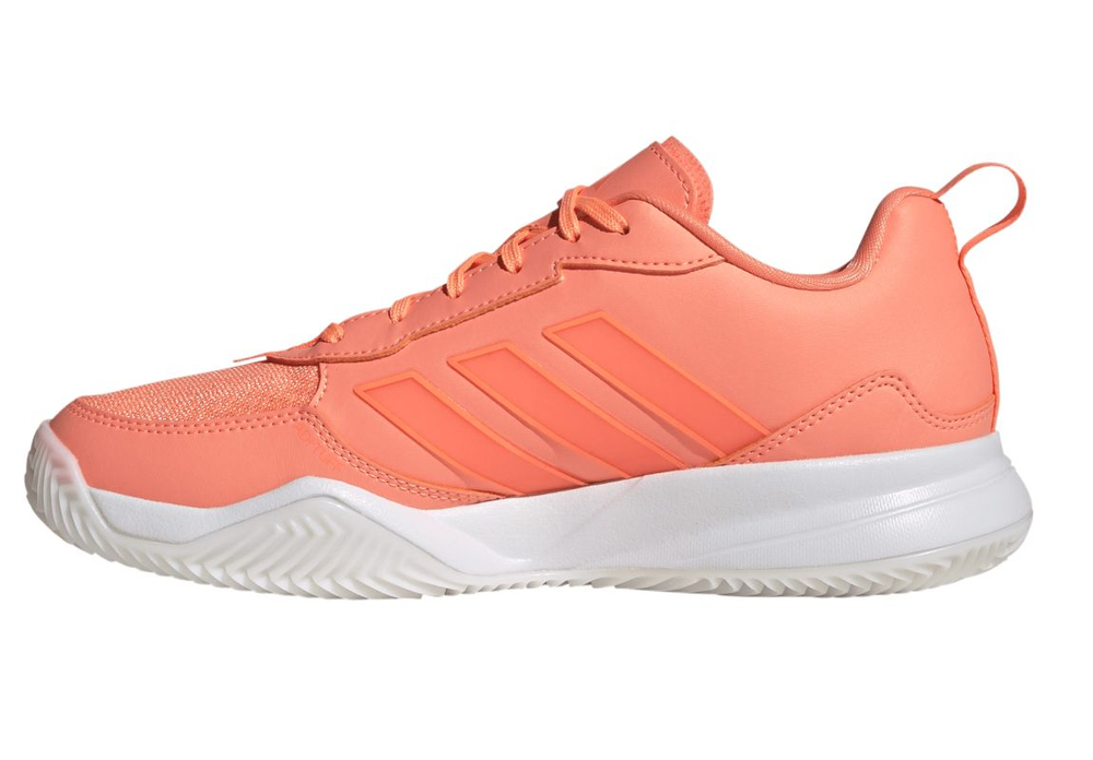 Женские Кроссовки теннисные Adidas Avaflash - beam orange/beam orange/cloud white
