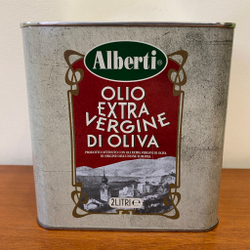 Оливковое масло Albеrti Extra Virgin 2 литра в жестяной банке-канистре, Италия