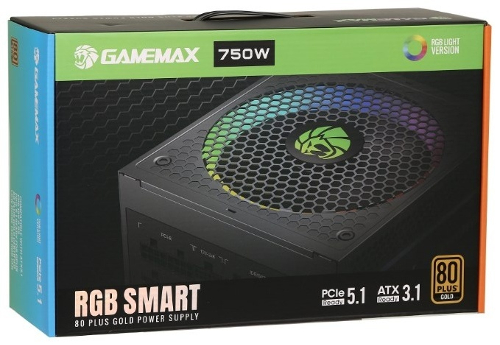 Блок питания Game Max RGB-SMART 750 PRO 750 Вт