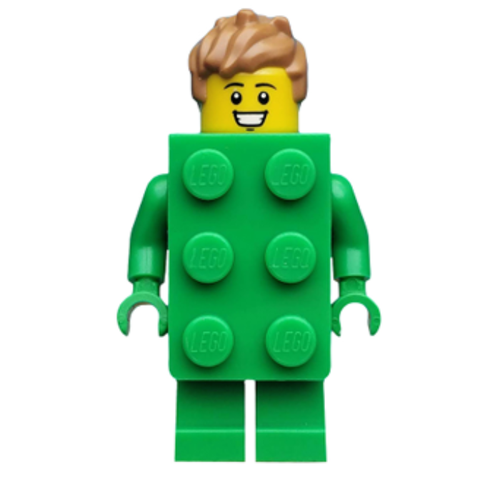 Парень в костюме кубика col370