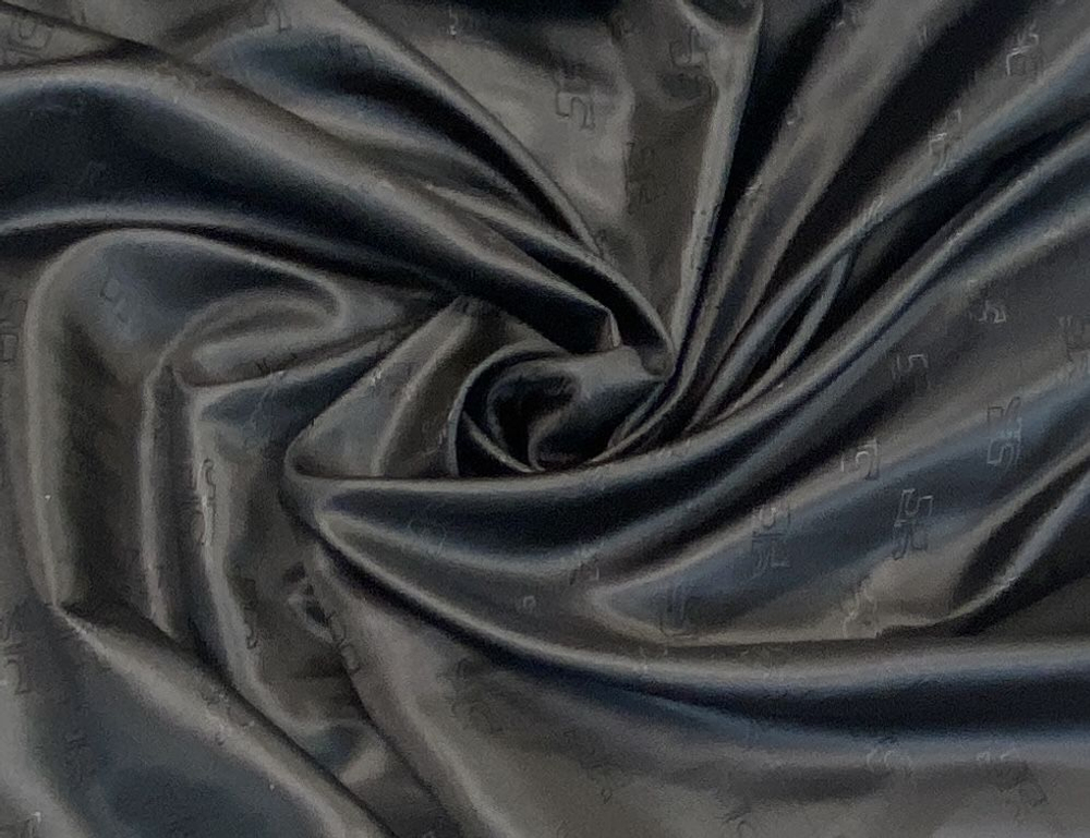 Ткань подкладочная с принтом (Италия) 50% вискозный шелк 50% п.э ш-140см 1 м