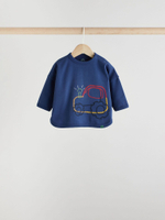 Лонгслив и легинсы в комплекте для малышей Next E48-114, 3 шт., Синий, Голубой, Серый