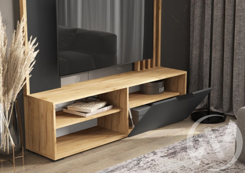 Гостиная МС Роджина (дуб крафт/графит)