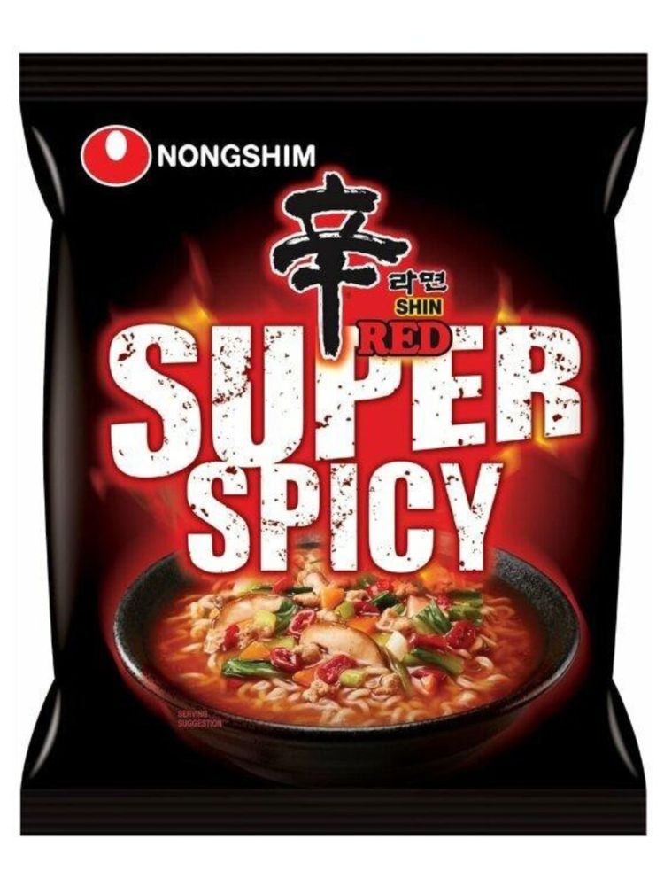 Лапша острая Nongshim Shin Ramyun Super Spicy 120 г