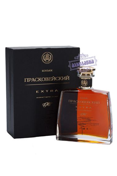 Коньяк Прасковейский. Прасковейский коньяк Экстра 35 лет выдержки, 0,7 л.