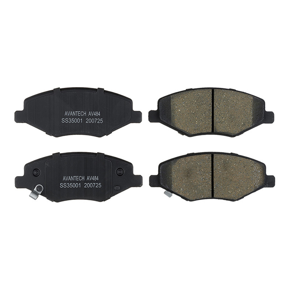 Колодки тормозные дисковые Avantech передние AV484
