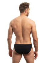 Мужские трусы-слипы с контрастной окантовкой (Размер: M) (Цвет: темно-синий)