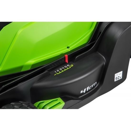 Газонокосилка аккумуляторная GREENWORKS G40LM41K4 2504707VB (АКБ 4 А/ч и ЗУ)