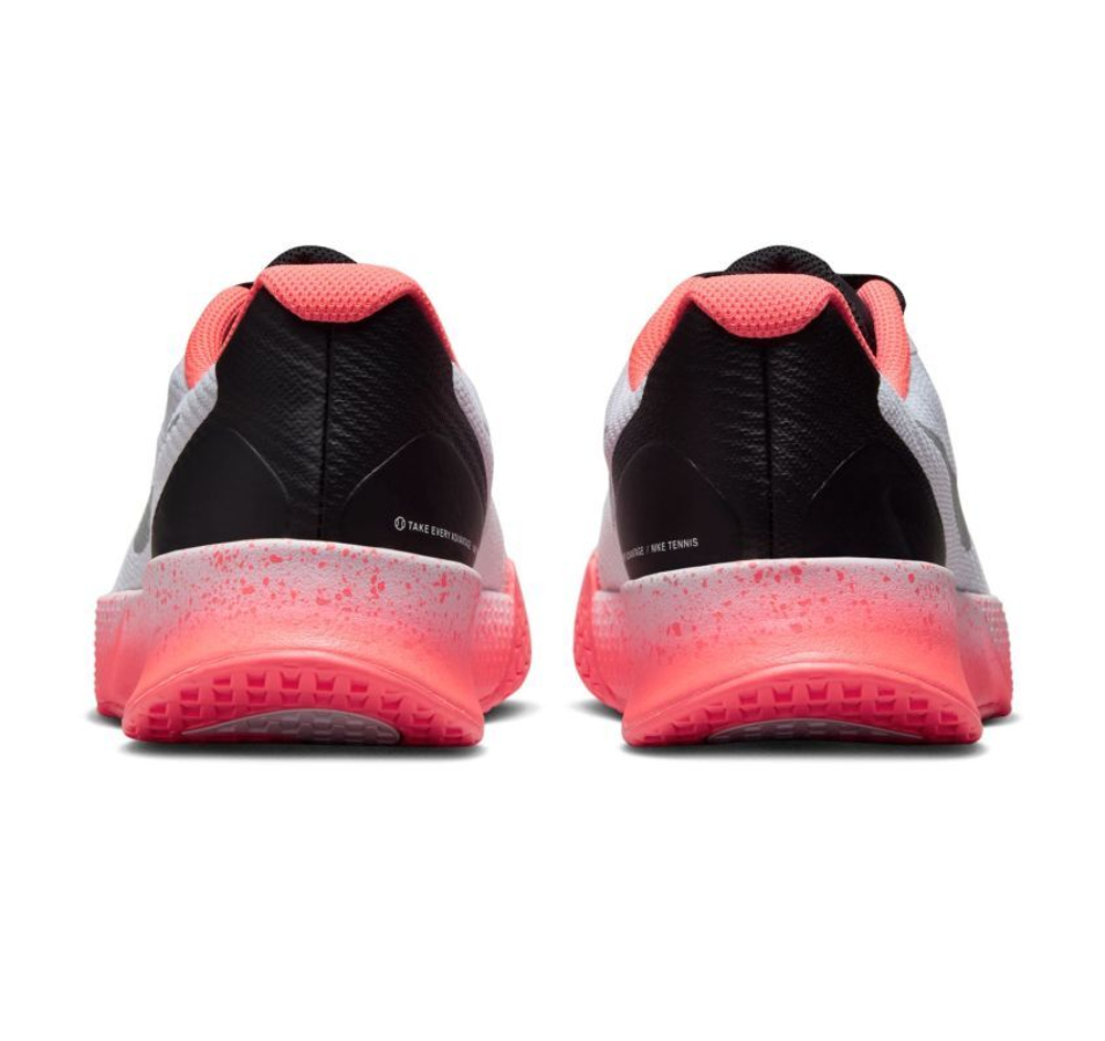 Женские теннисные кроссовки Nike Vapor Lite 3 HC Premium - white/wolf grey/hot lava