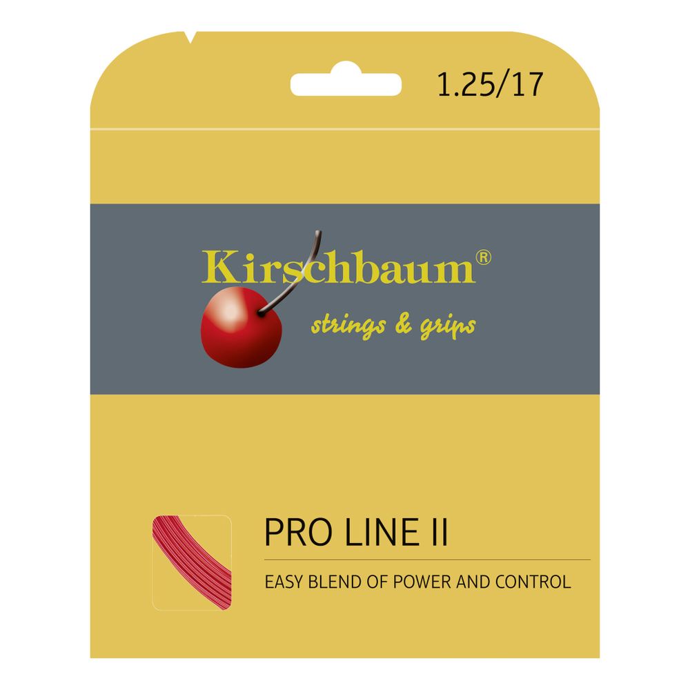 Струны теннисные Kirschbaum Pro Line No. II String Set 12m - Red