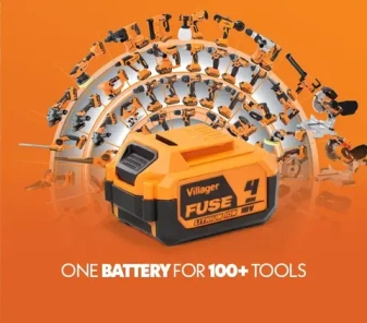 Система аккумуляторов FUSE™: 1 аккумулятор для 10 инструментов. Экономия и удобство для домашнего мастера