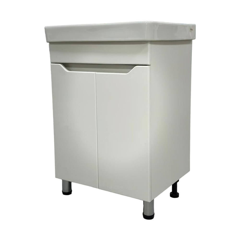 Тумба Модерн Breeze 60, напольная, 2 двери, белая