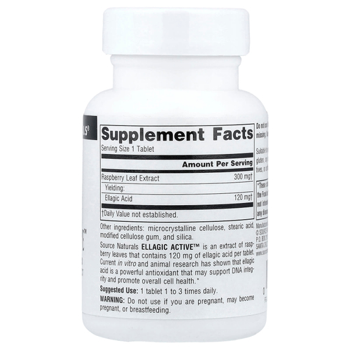 Source Naturals, Ellagic Active ™, 60 таблеток