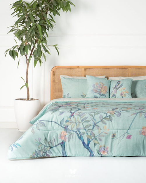 Комплект постельного белья двуспальный Khezaracheshm Hermodr 8 предметов 130220262 Иран