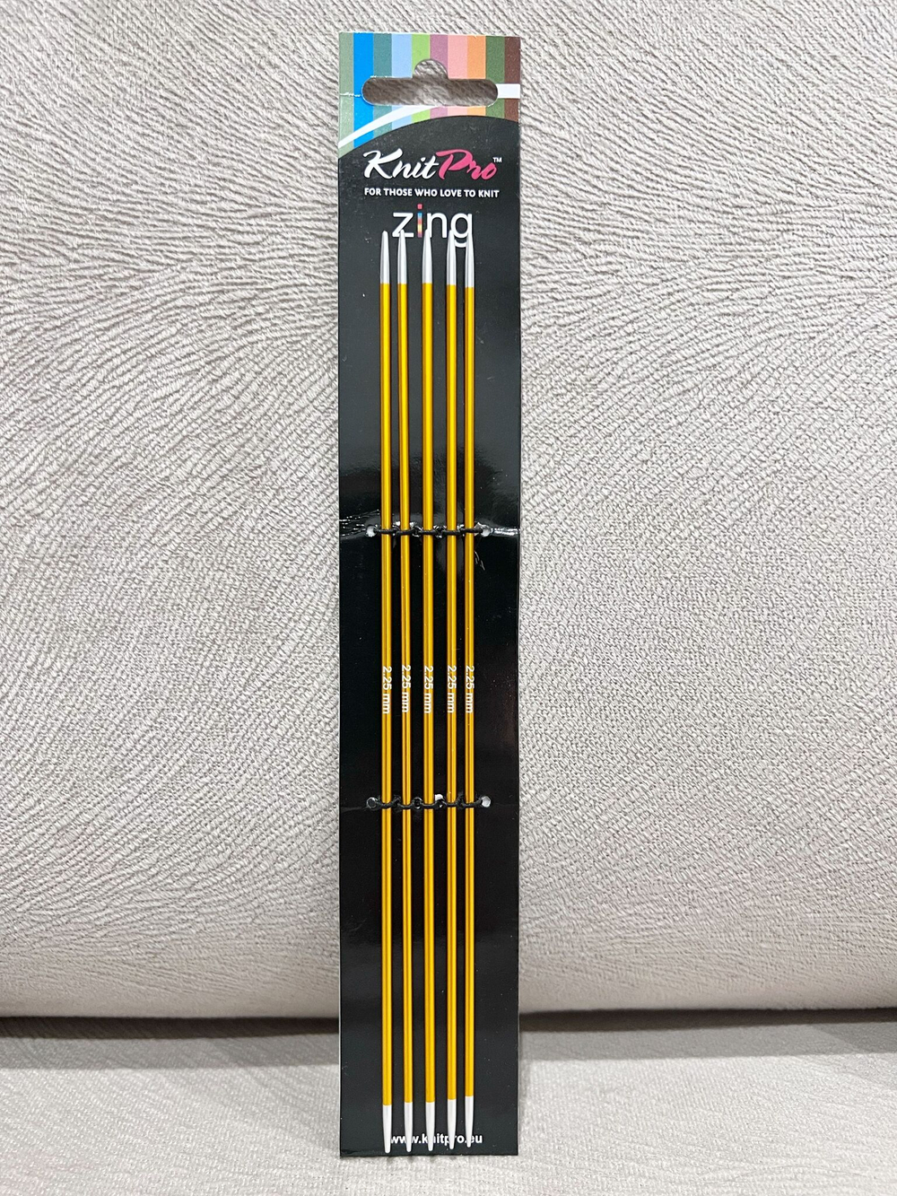 Спицы чулочные Zing 2,75мм/20см, KnitPro